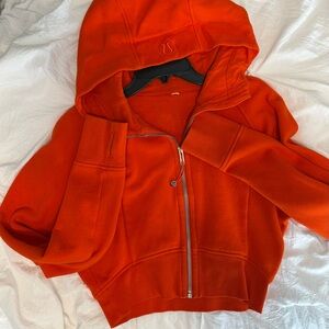 lululemon athletica Orange Hoodie